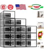 Modern Clear Plastic Shoe Organizer, Space-Saving Rack for Shoes Up to S... - $1,658.96 MXN