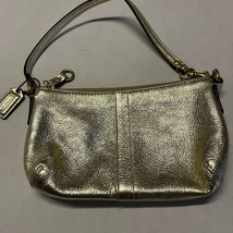 Coach Gold Metallic Leather Wristlet #42389 - $39.60