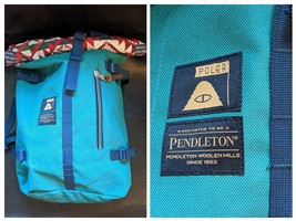 Pendleton Poler Stuff X Roll Top Rucksack Backpack Rolltop Green Journey... - $429.12