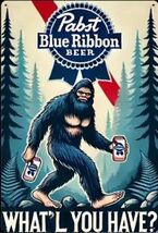 Pabst Blue Ribbon Beer Retro Vintage Sign 8x12 inches  Mancave Garage h - $452.20 MXN