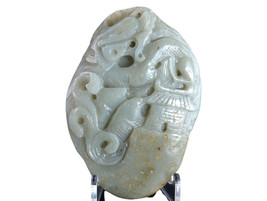 239 Gram Chinese Nephrite Jade Boulder carving - $239.07