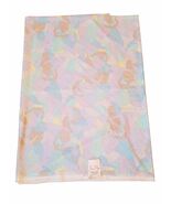 Vintage Disco MOD 1960-70s Abstract Pastel Floral Fabric Jersey Shines 6... - $54.45