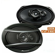 2x Pioneer TS-A6976S 6&quot; X 9&quot; 3-WAY Power 550 Watts Car Audio Coaxial Speakers - £106.93 GBP