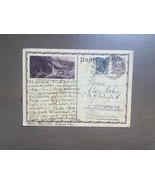Carte postale ancienne de collection d&#39;Autriche à Roumanie 1934 - $13.10 CAD
