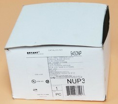 Nib Bryant / Hubbell 9450NP Thermoplastic Plug Gray 3P 4W Grd. 50A 125/250V 3PH - $109.95