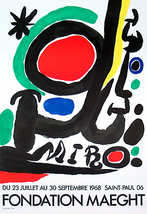 Joan Miro Foundation Maeght, 1968 - £195.56 GBP