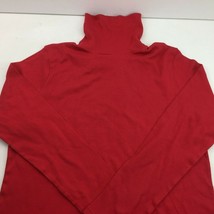 White Stag Womens Red Turtleneck Long Sleeve Shirt Top Size XL 16-18 - £19.74 GBP