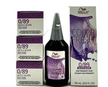 Wella Color Fresh 0/89 pH 6.5 Silver Semi-Permanent Color 2.5 oz-3 Pack - £20.11 GBP