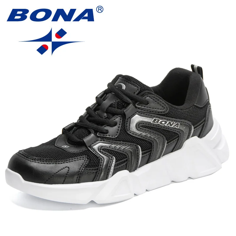 BONA 2024 New Designers Trendy Casual Shoes Men  Up Comfortable Ultralight Wal S - £174.34 GBP