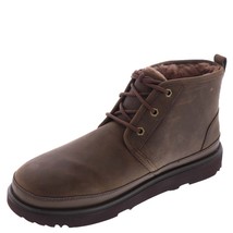 UGG Men&#39;s Neumel Weather II Lace Up Leather Ankle Boot Grizzly Size 8 - $89.99