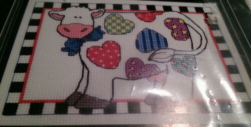 Primary image for Dimensions 6662 Patchwork Cow Counted Cross Stitch 1994 Sue Dreamer 7x5