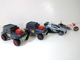 4 McDonalds Hot Wheels Happy Meal Toys: Bad Mudder, SpecTyte, Canyon Carver - £4.70 GBP