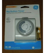 Big Button Timer 15076 Indoor Plug-in GE - $4.94