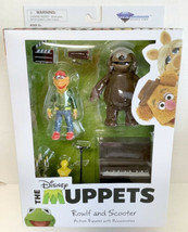 NEW Diamond Select Toys Disney The Muppets ROWLF and SCOOTER Action Figures - £44.36 GBP