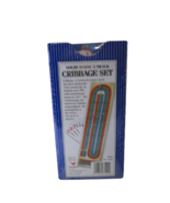 Cardinal Solid Wood 3 Track Cribbage Set Continuous Track New Sealed - £8.55 GBP