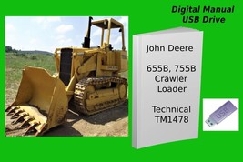 John Deere 655B 755B Crawler Loader Repair Technical Manual See Description - £18.98 GBP