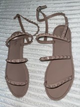 NICOLE MILLER &quot;LUCKY&quot; STUDDED SPIKE GLADIATOR SANDALS sz 8 NEW - £43.17 GBP