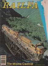 RailFan Magazine JULY 1978 The Maine Central - $2.50