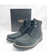 UGG Men&#39;s Ritter Black Waterproof Leather Lace Up Boots 1099538 Size 12U... - $251.41 CAD