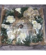 Avon 2005 Fiber Optic African American Angel Wreath Christmas Decor - $508.38 MXN