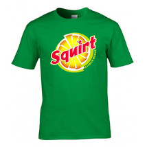 Squirt Lemon Soda Soft Drink Logo Men&#39;s Irish Green T-Shirt Size S to 5XL - £11.14 GBP+