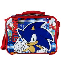 Accessory Innovations Sonic the Hedgehog All Over Print Insulated Lunch ... - £16.37 GBP
