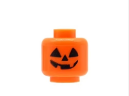 SLK Jack O Lantern Pumpkin Head DIY Custom Lego Figures Minifigure Toy Gift - $6.60