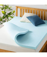 1.5 Inch Ventilated Memory Foam Mattress Topper Cooling Gel Infused Pain... - £31.92 GBP+