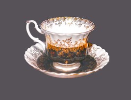 Royal Albert Cascade Series | Regal Series black gold filigree tea set. - $38.50