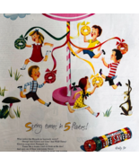 1947 Life Savers Candy Advertisement Fruit Carousel Merry Go Round Vinta... - $41.35 CAD