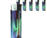 Scenic Alaska D10 Lighters Set of 5 Electronic Refillable Northern Lights - $15.79