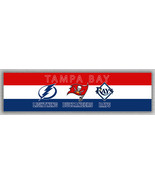 Tampa Bay Lightning, Buccaneers, Rays Tampa city Banner 60x240cm 2x8ft b... - $14.65