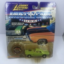 Johnny Lightning Muscle Cars U.S.A  Green 1970 Dodge Challenger. Limited... - $6.88