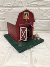 Vintage Wood Music Box Barn With Animals Old McDonald had a farm Made In Taiwan - £20.17 GBP