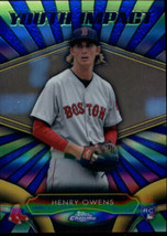 2016 Topps Chrome Youth Impact #YI-9 Henry Owens NM-MT Red Sox ID:17256 - $1.97