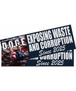 DOGE Department of Government Efficiency Bumper Sticker/Magnet Exposing ... - $187.20 MXN+