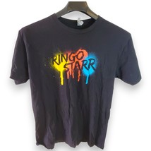Official Ringo Starr &quot;Peace &amp; Love&quot; Men&#39;s Large Black T-Shirt Spray Pain... - €15,49 EUR