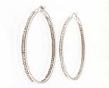 2.3mm Women&#39;s Earrings 14kt White Gold 360440 - £552.26 GBP