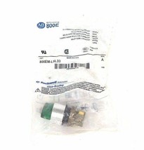 Nib Allen Bradley 800EM-LSL33 Illuminated Selector Switch Ser A Green 800EMLSL33 - $35.95