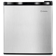 1.1cu.ft. Compact Single Door Mini Upright Freezer Stainless Steel Door ... - £210.80 GBP