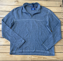 Vintage 1945 NWOT Men’s Half zip Pullover sweater size XL In Grey i8 - $13.37