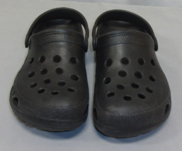 EUC DESIGNER BT BY BARETRAPS SLIP-ON CROC STYLE BLACK SHOES WOMEN'S SIZE... - $23.73