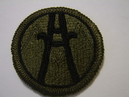Army Patch 2nd Logistical Command Vietnam War Era 1969 Subdued (BLACK/OD Color) - £2.24 GBP