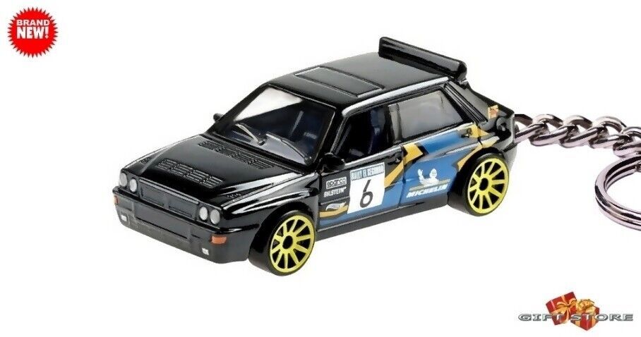 KEY CHAIN BLACK LANCIA DELTA INTEGRALE HF TURBO EVOLUZIONE GREAT GIFT ...