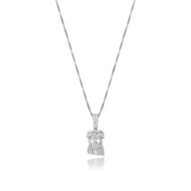 JINAO New Iced Out 925Sterling Silver Jesus Pendant Iced Hip Hop Zircon Pendant  - £39.16 GBP