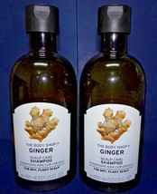 Two pack: The Body Shop Bodyshop Ginger Scalp Care Shampoo 400ml 13.5fl oz x2 - £50.97 GBP