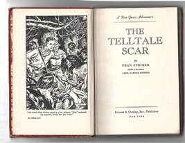 The TellTale Scar - A Tom Quest Adventure by Fran Striker - Vintage Book (1947) - $5.00