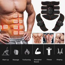 Abs Stimulator Abdominal Ems Muscle Training Toning Belt Trainer Fitness... - £23.58 GBP