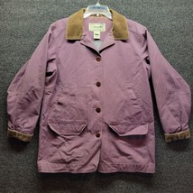 Vtg LL Bean Women&#39;s Sz L Warm Adirondack Barn Chore Coat Jacket 0BGX4 - £49.67 GBP