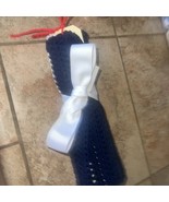 Handmade Set of 2 Crochet Cotton Dish/Wash Cloths 10.5”x10.5”- Red, Whit... - $11.88